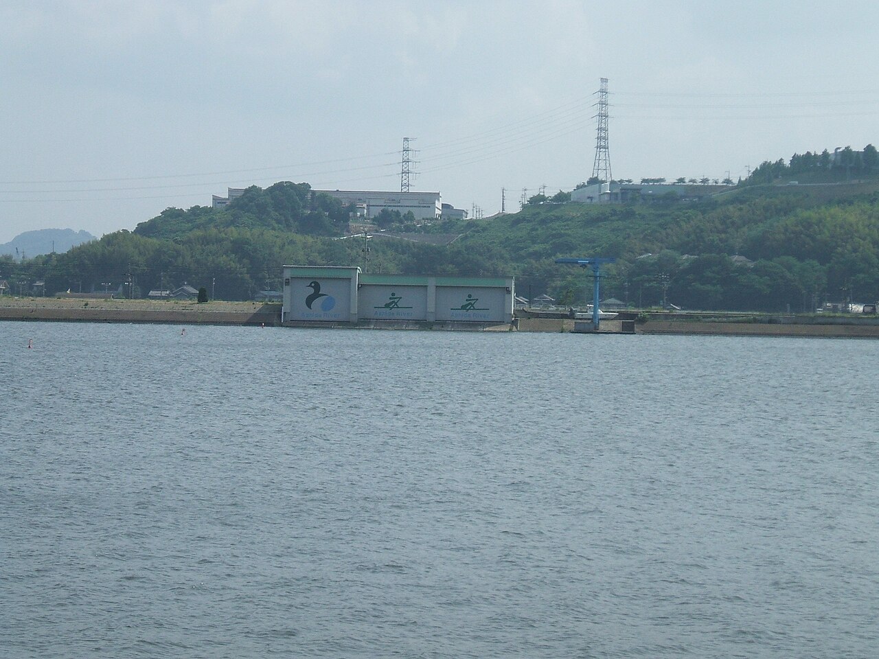 芦田川の河口（福山市）