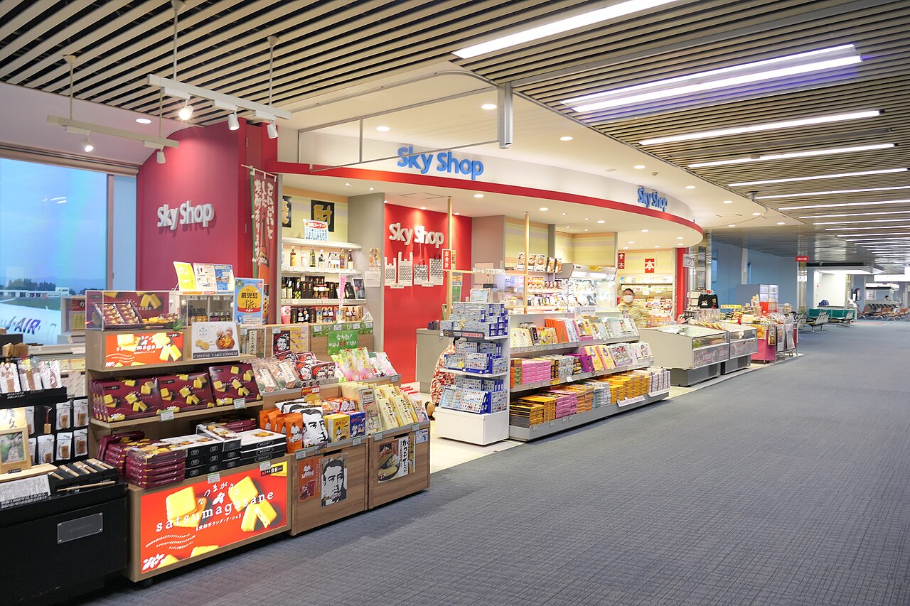 鹿児島空港の売店