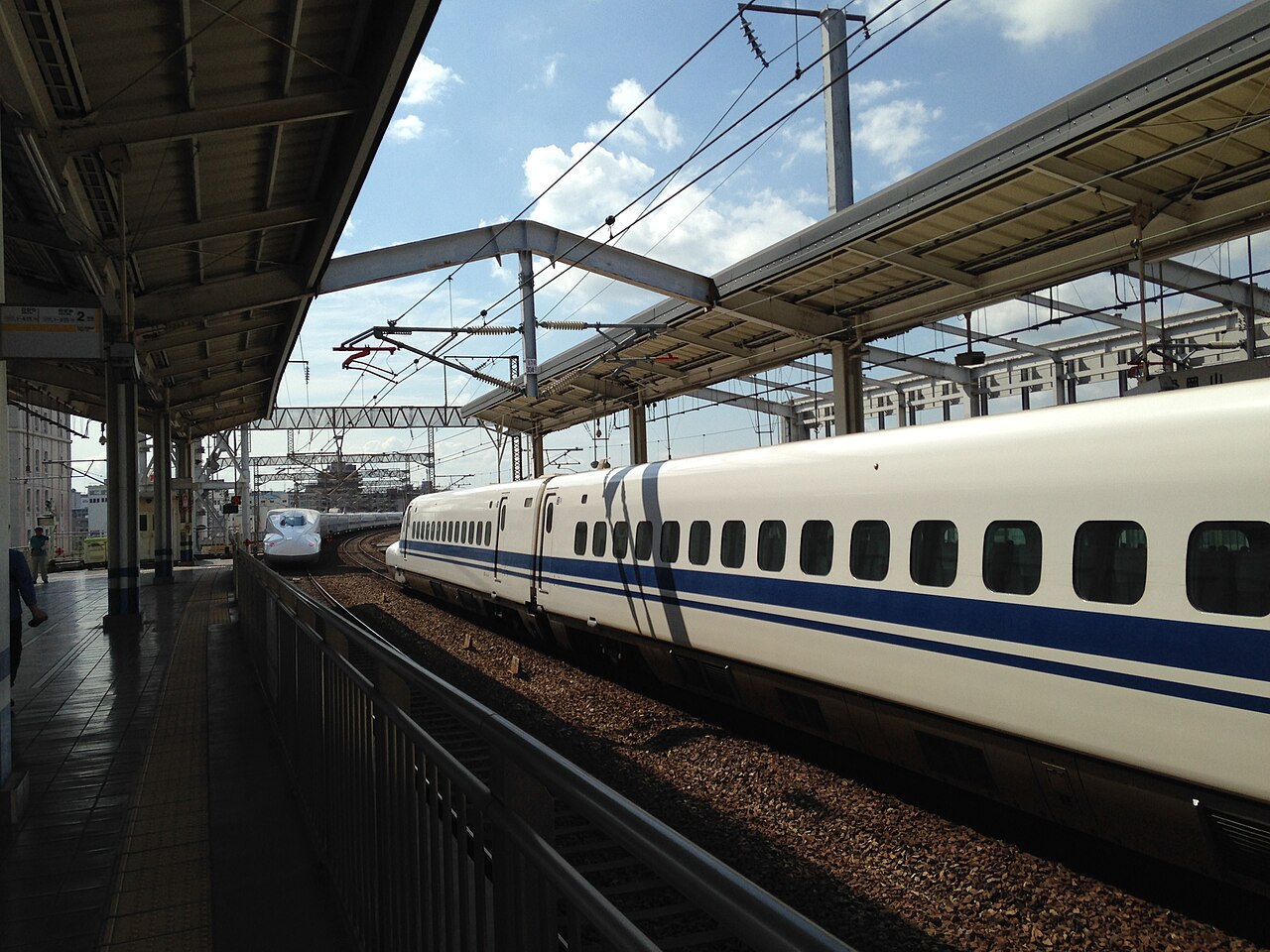 岡山駅の山陽新幹線ホーム